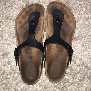 black birkenstocks
